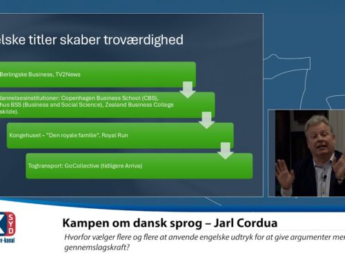 Kampen om det danske sprog