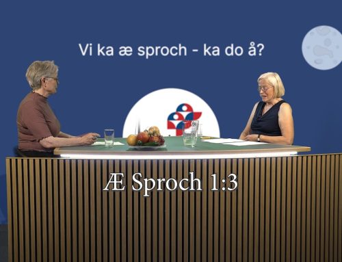 Æ Sproch 1:3